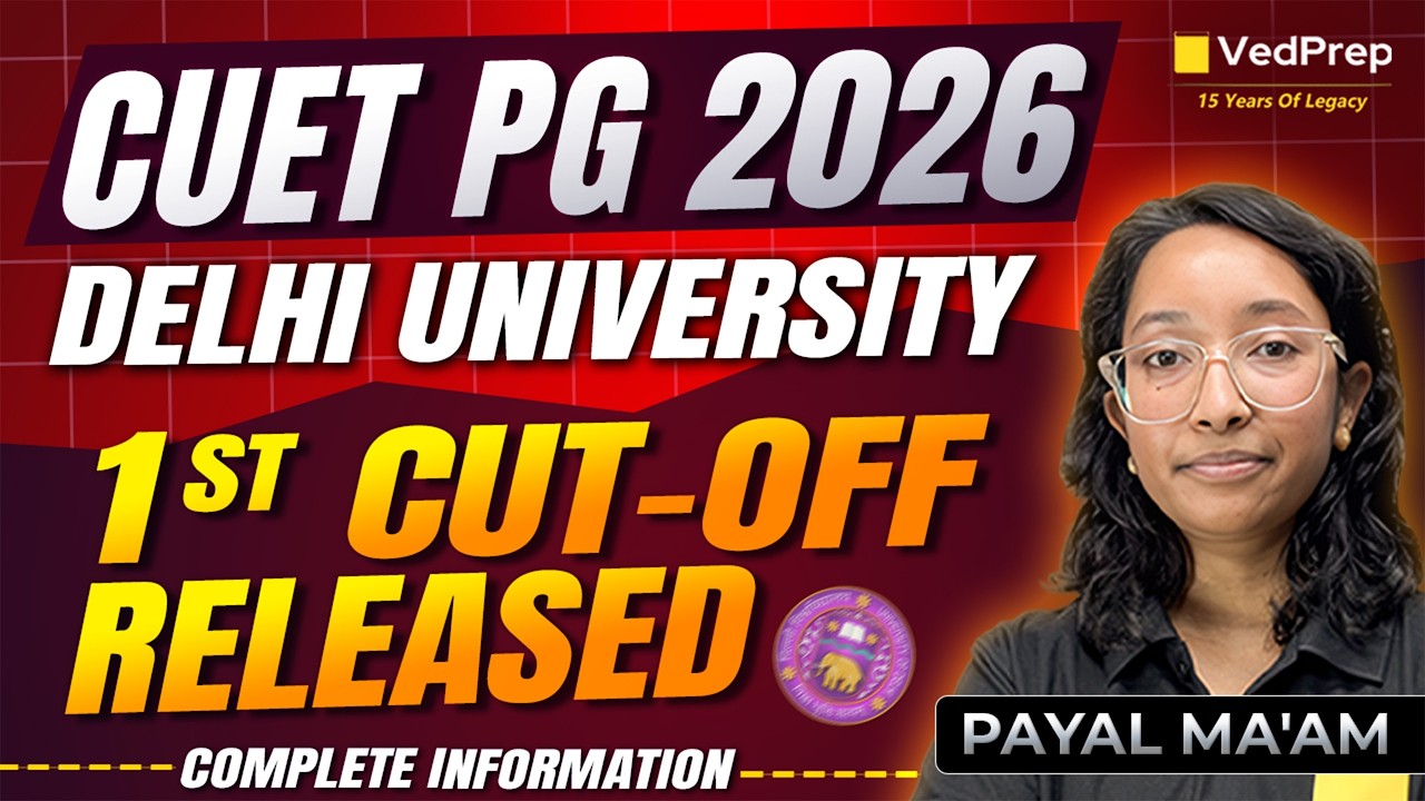 CUET PG 2026 🚨 Delhi University 1st Cut Off Released | Complete Admission Process & Cut Off Analysis