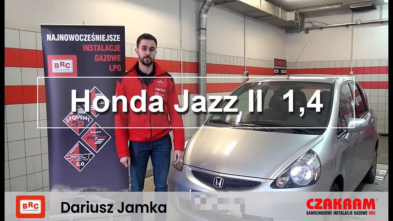 HONDA JAZZ II 1 4 2006 - Montaż LPG &ndash; BRC SQ 32 OBD &ndash; CZAKRAM