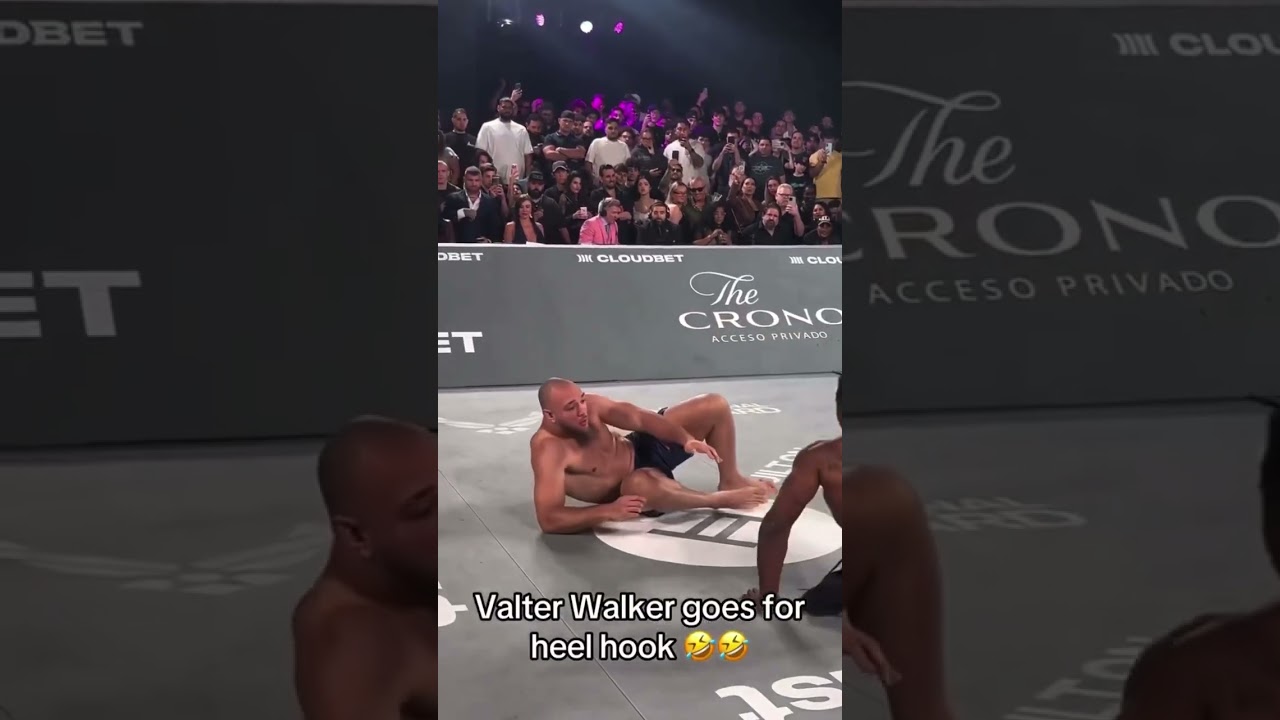 Valter walker was looking for heel hook against Zion Clark at Karate Combat