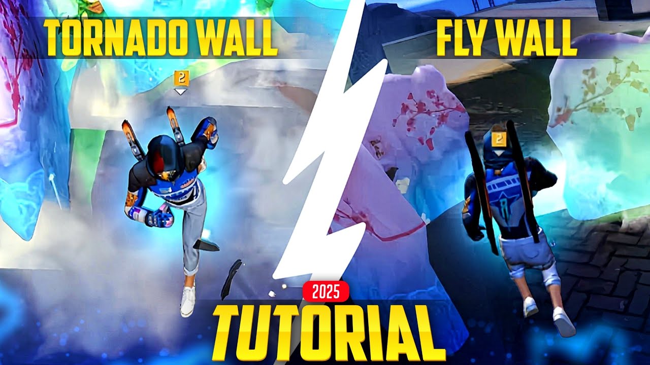 NEW FLY GLOO WALL 🤯 & TORNADO 🌪️ GLOO WALL FOR FIRST AND DEADLY GAMEPLAY IN FREE FIRE ⚡UNIQUE TRICK