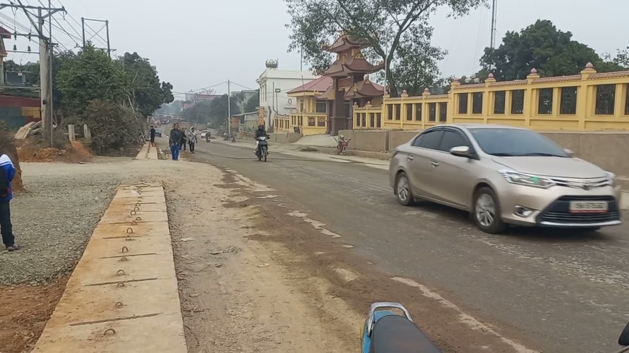 Mở rộng đường từ cầu phong châu ra đường 315 đi đền mẫu ÂU CƠ PHÚ THỌ