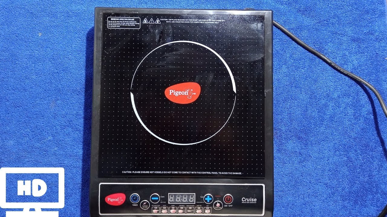 Unboxing pigeon by stovekraft 1800 Watt induction cooktop / How to use pigeon Induction 1800 W.