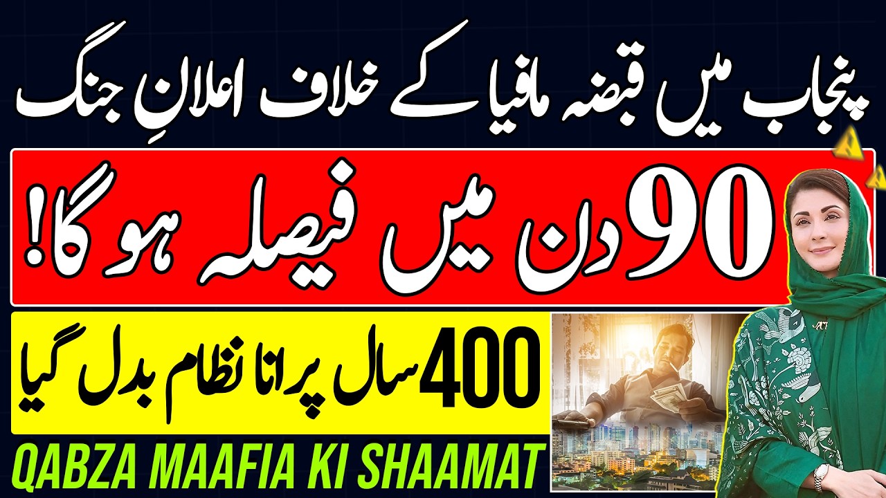 Qabza Mafia CM Punjab Maryam Nawaz | Green Property Certificate | Property Ownership Act 2026