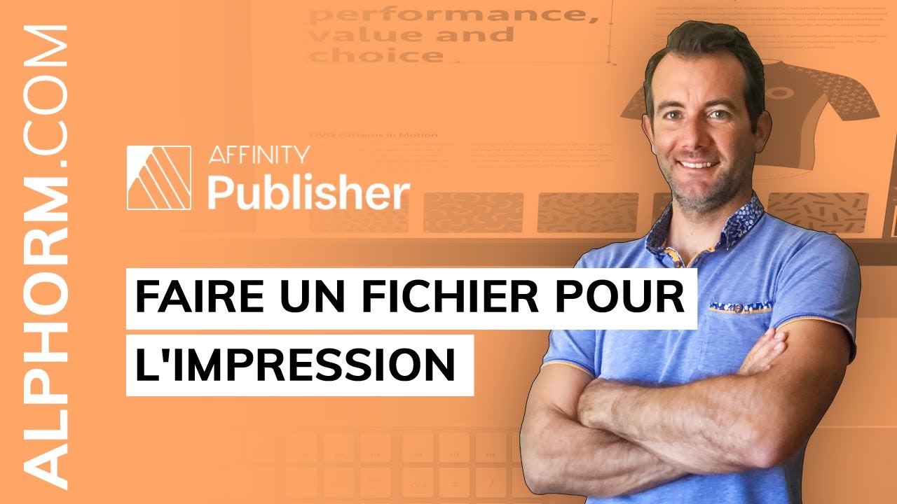 Comment faire un fichier pour l'impression sous AFFINITY Publisher