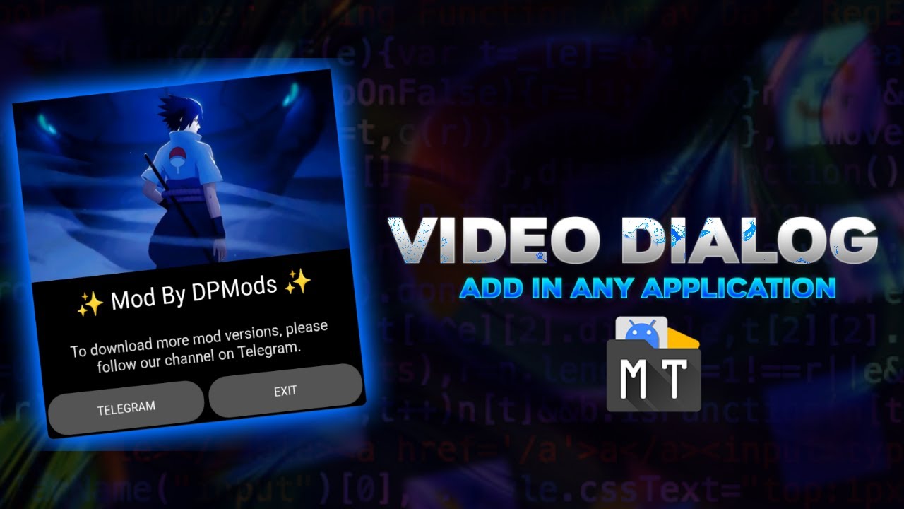 ✨ Smali Coding: Add 🎥 Video Dialog to Any APK with MT Manager (2025 Update) 🔧📱
