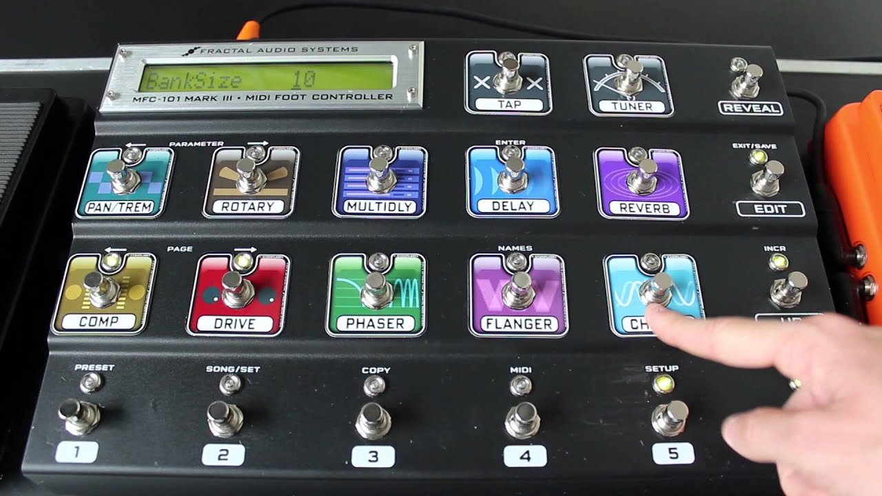 Setting up the Axe-Fx II XL, MFC-101 MK III, and Mission Engineering SP-1
