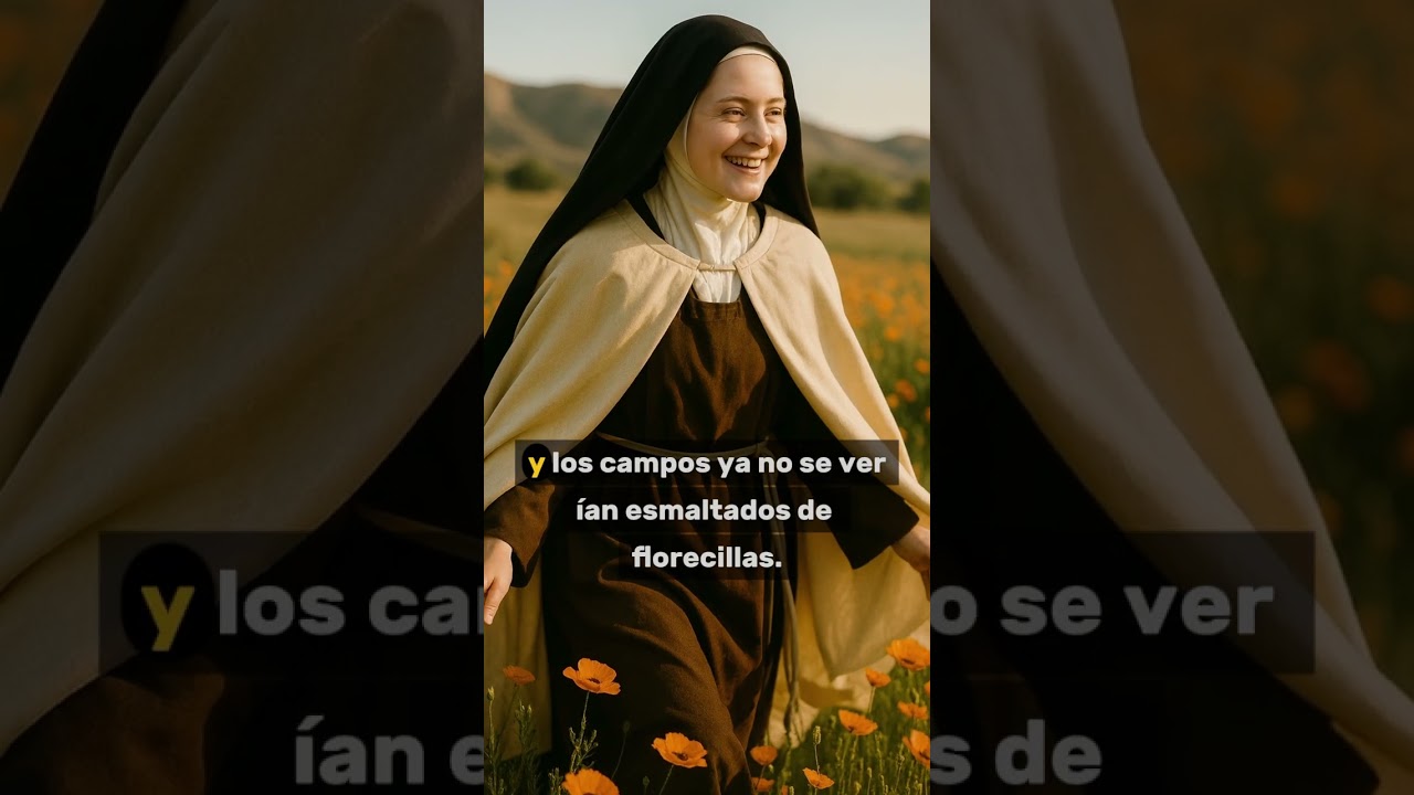 Santa Teresita: Si todas las Flores Quisieran ser Rosas #santateresita