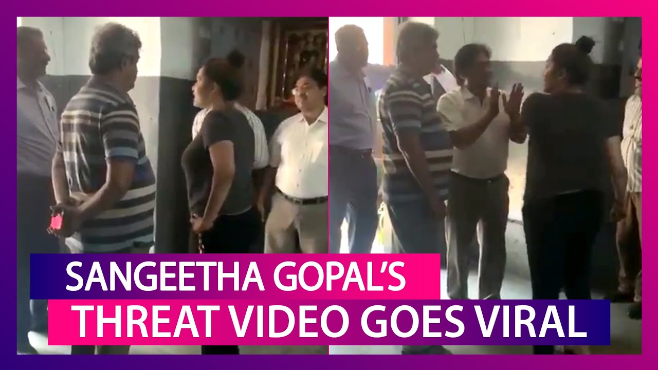 Sangeetha Gopal Threatens Bank Loan Recovery Employees With False Rape Charges; Act Caught On Camera