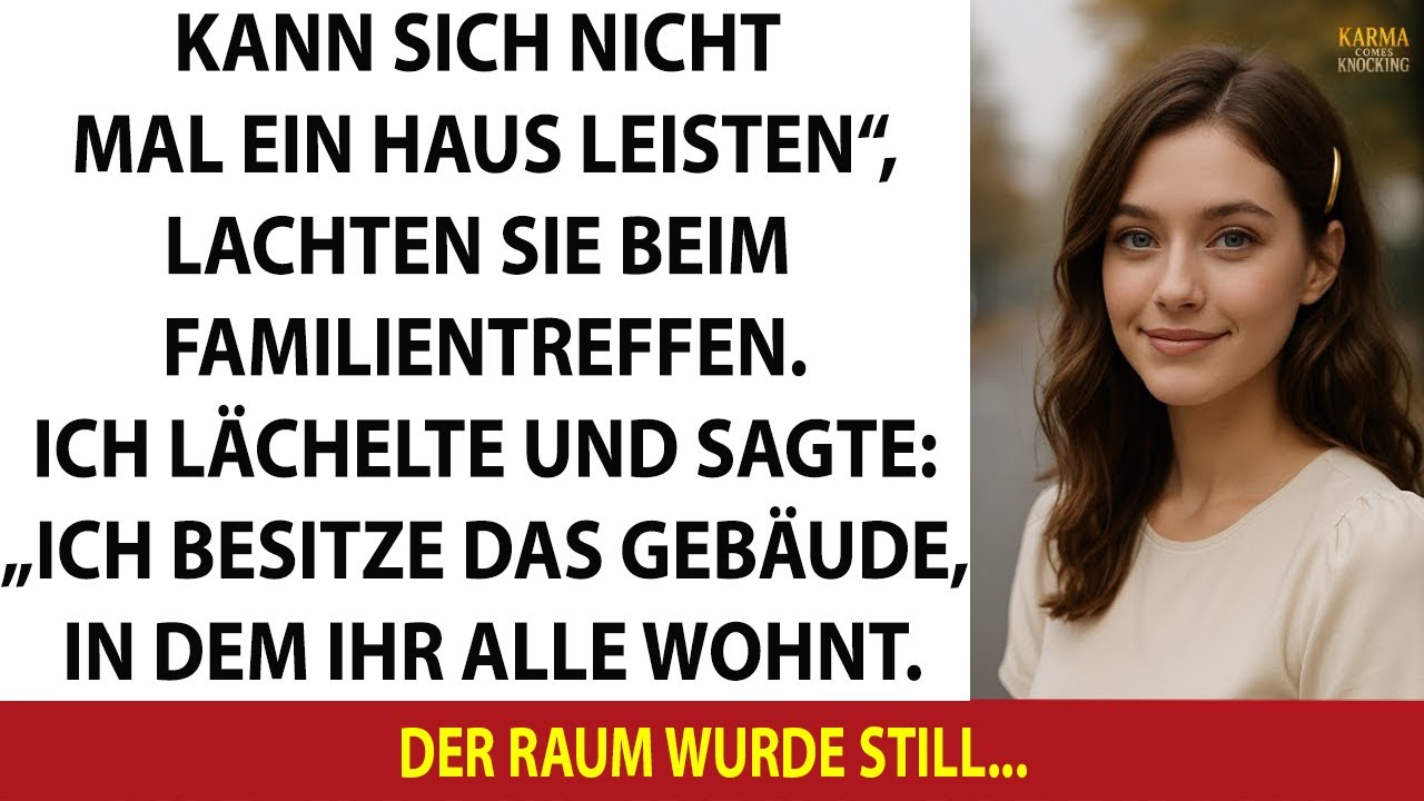 SIE NANNTEN MICH „ARM“ BEIM FAMILIENTREFFEN – DANN LEGTE ICH DEN IMMOBILIENVERTRAG AUF DEN TISCH.