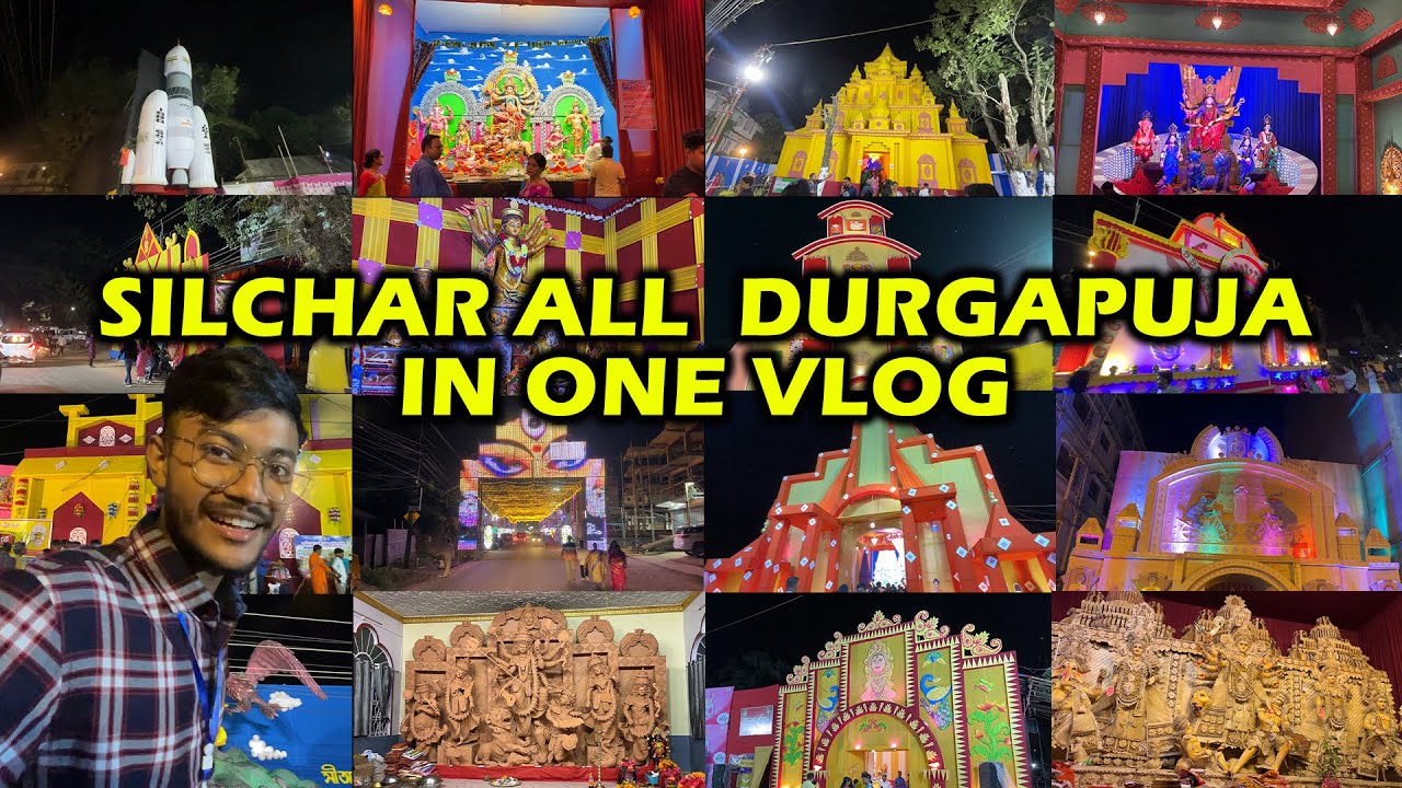 SILCHAR ALL DURGAPUJA IN ONE VLOG 🙏🙏 || 2023 || VLOG 370 || KP VLOG SILCHAR