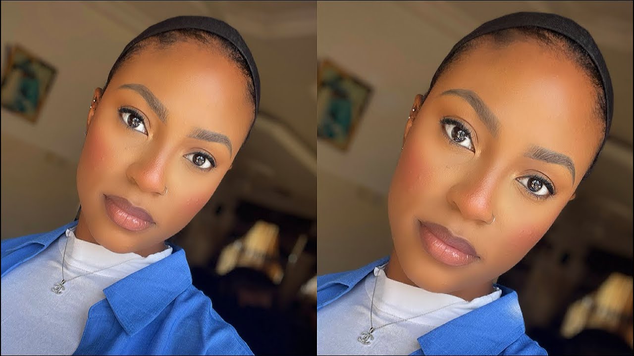 10 MINUTE EVERYDAY NATURAL MAKEUP ROUTINE USING AFFORDABLE PRODUCTS #darkskin #brownskin #woc