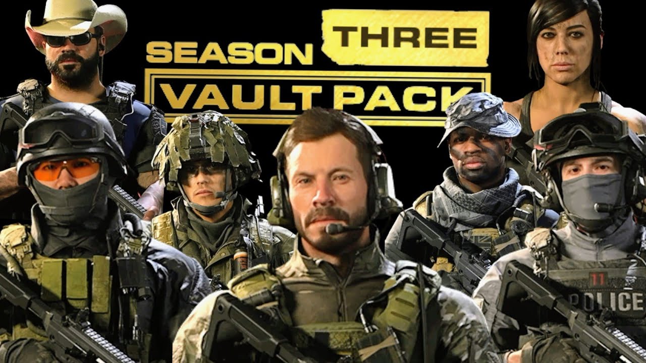 Season 3 Vault Pack Call of Duty Modern Warfare Warzone