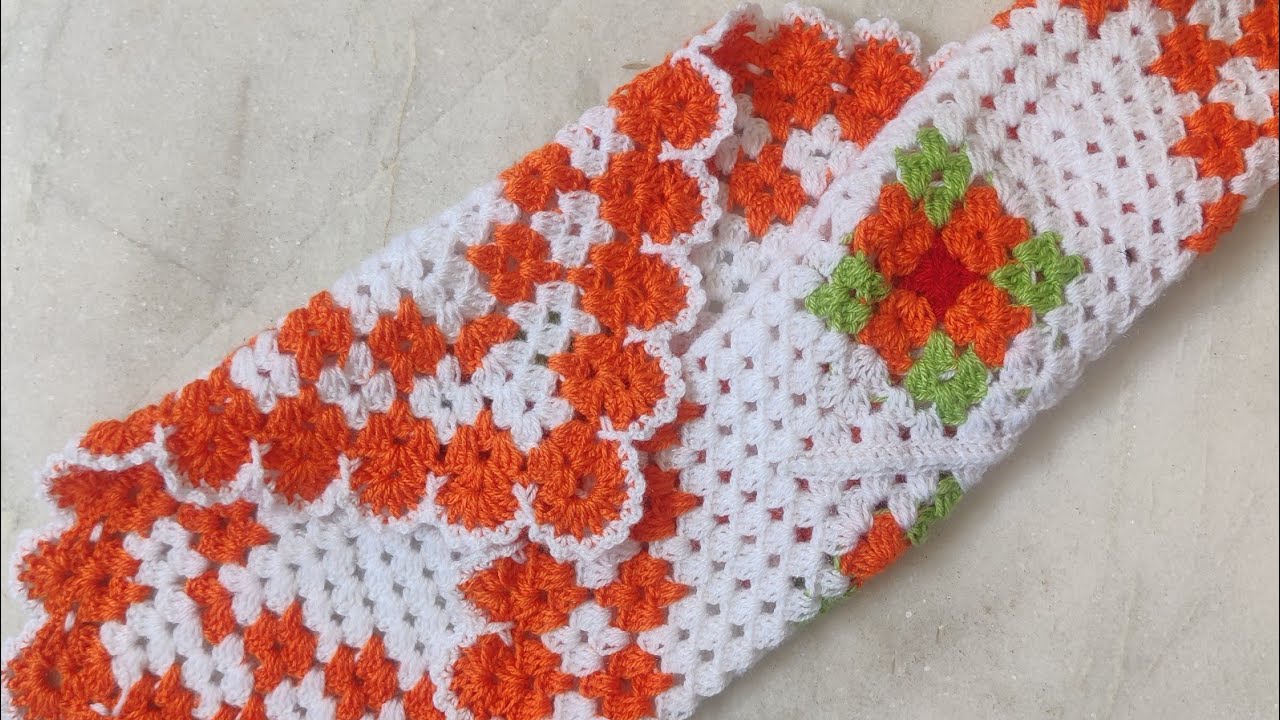 पूजा आसनी/टेबल कवर की नई डिज़ाइन/New crochet table mat
