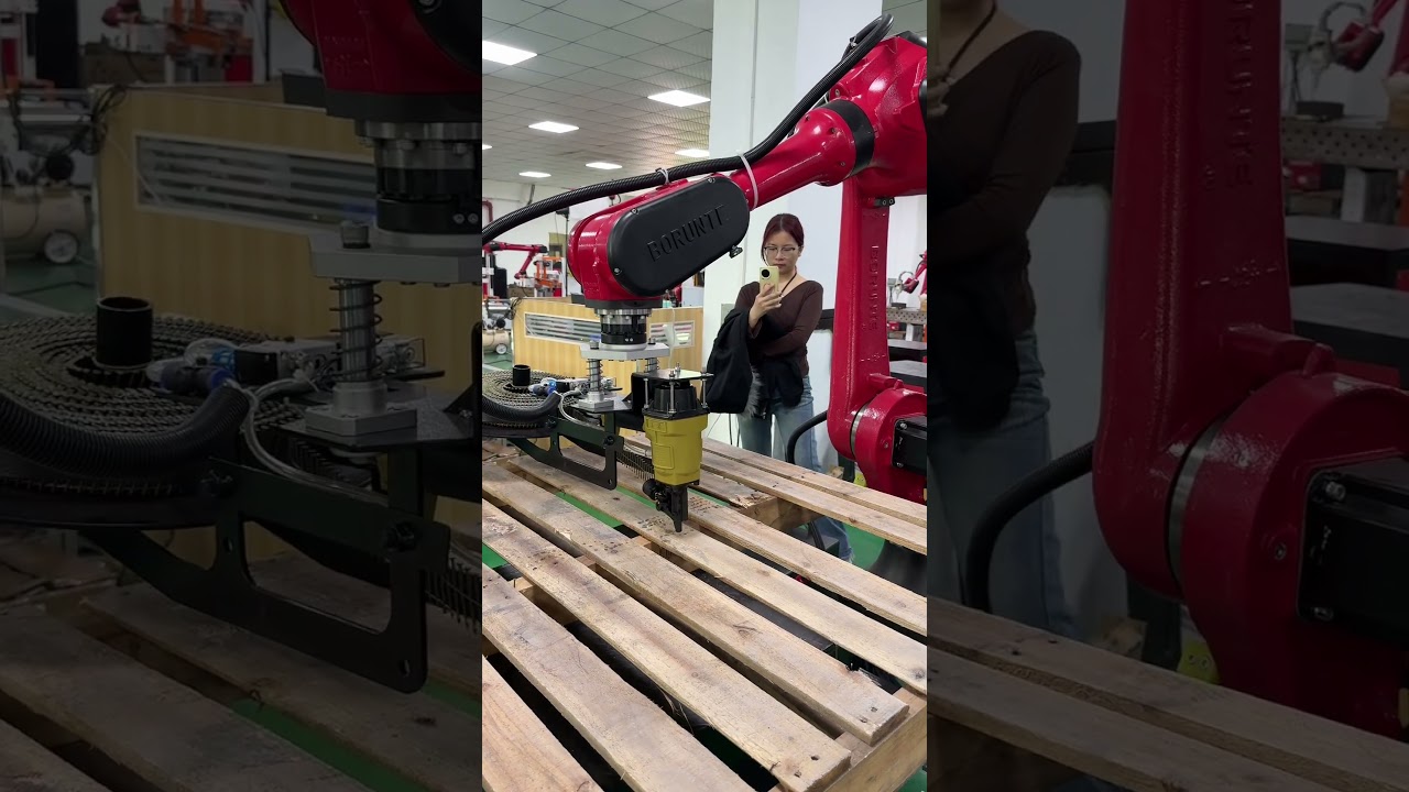 Industrial #collaborative #welding #spraying #six-axis robot#robotfactory #palletizing