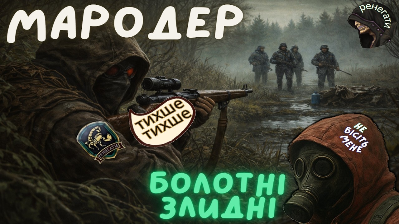 🐍4🐍Тихше-Тихше🐍🦂Ренегати(Мародер)🦂🔪️GAMMA 0.9.4🔪️❤️Одне Життя❤️🐍