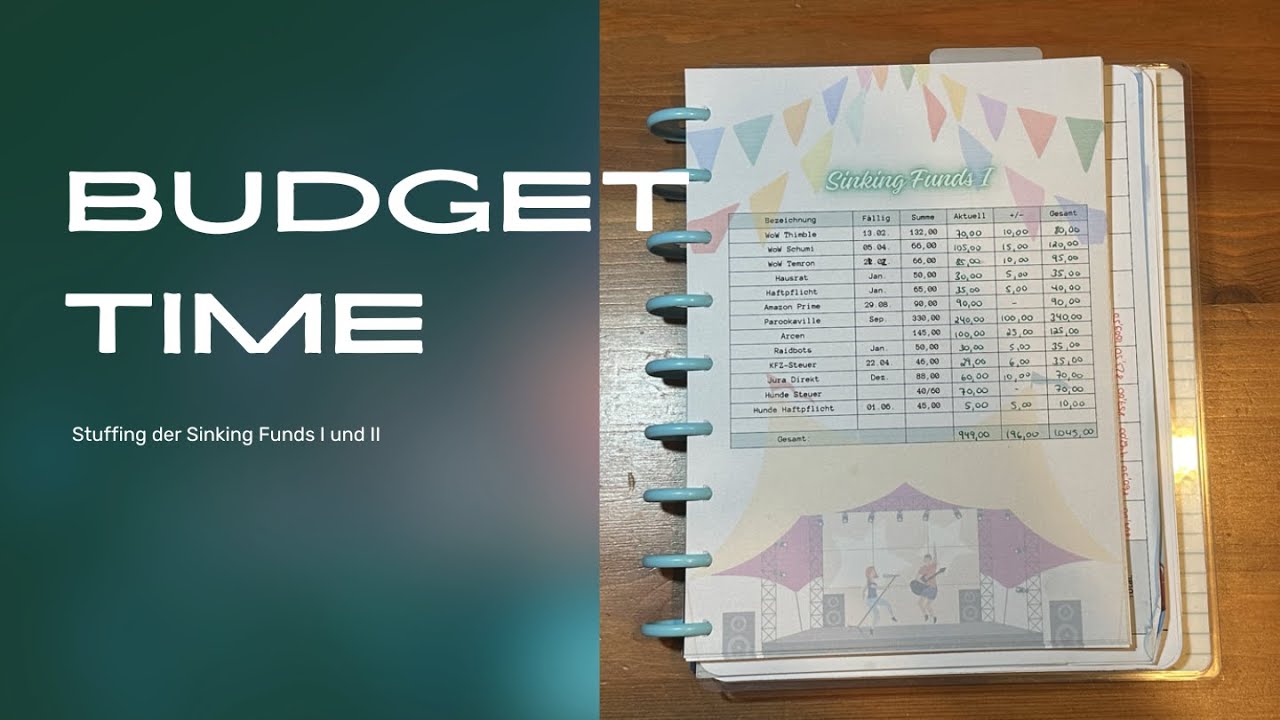 Destuffing der Sparspiele und Stuffing der Sinking Funds | Juli #budgeting #cashstuffing