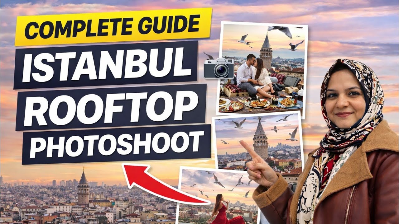 🇹🇷Istanbul Rooftop Photoshoot 📸 | Best Spots, Cost & Tips (Watch Before You Go) #trending #shots 