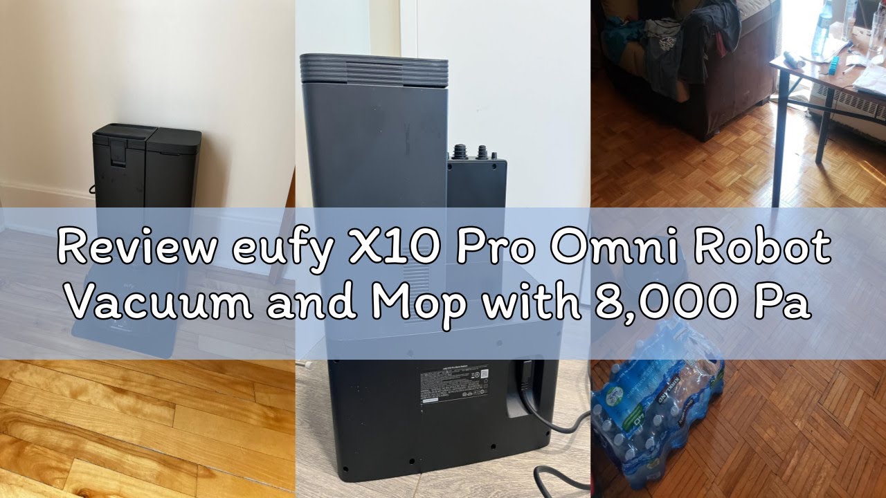 Review eufy X10 Pro Omni Robot Vacuum and Mop with 8,000 Pa Suction, Dual Mops with 12 mm Auto-Lift