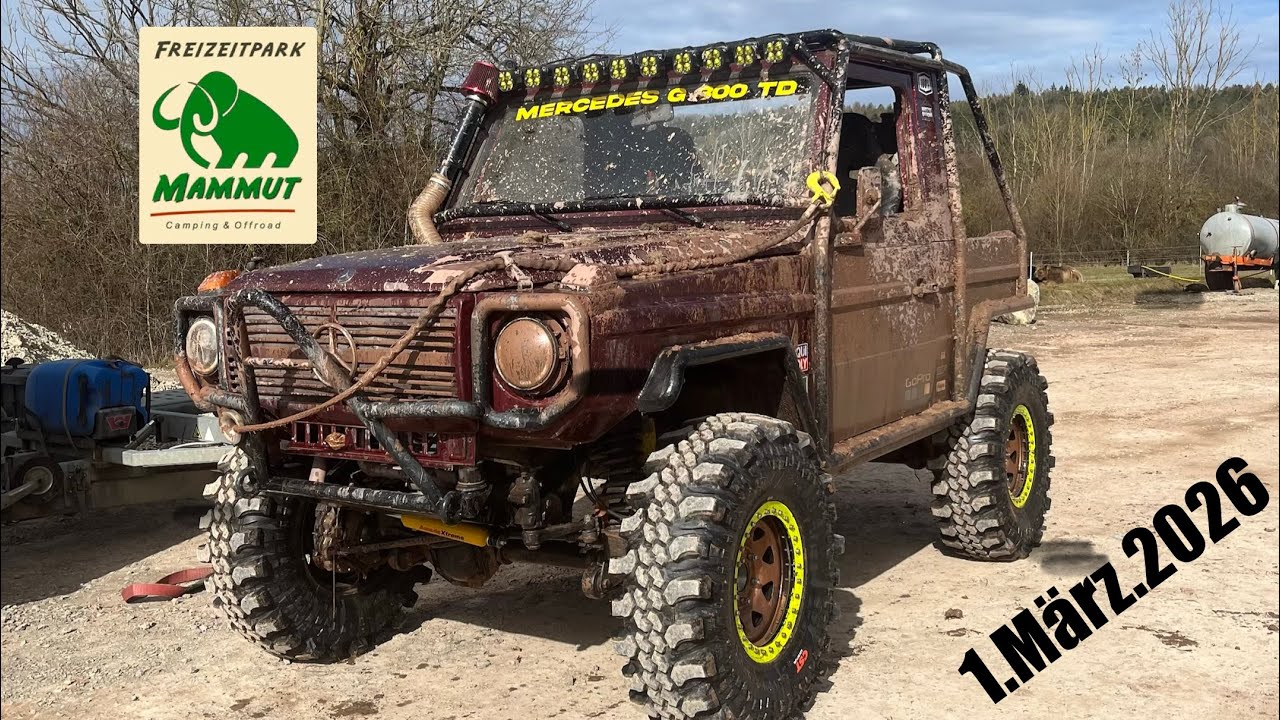 G 300td Offroad | Mammutpark | 4x4 | Offroad-de | 🇩🇪 | 1.März.2026 