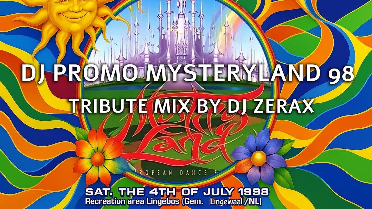 Mysteryland 1998 Dj Promo tribute mix by Dj Zerax | Early hardcore | Gabber