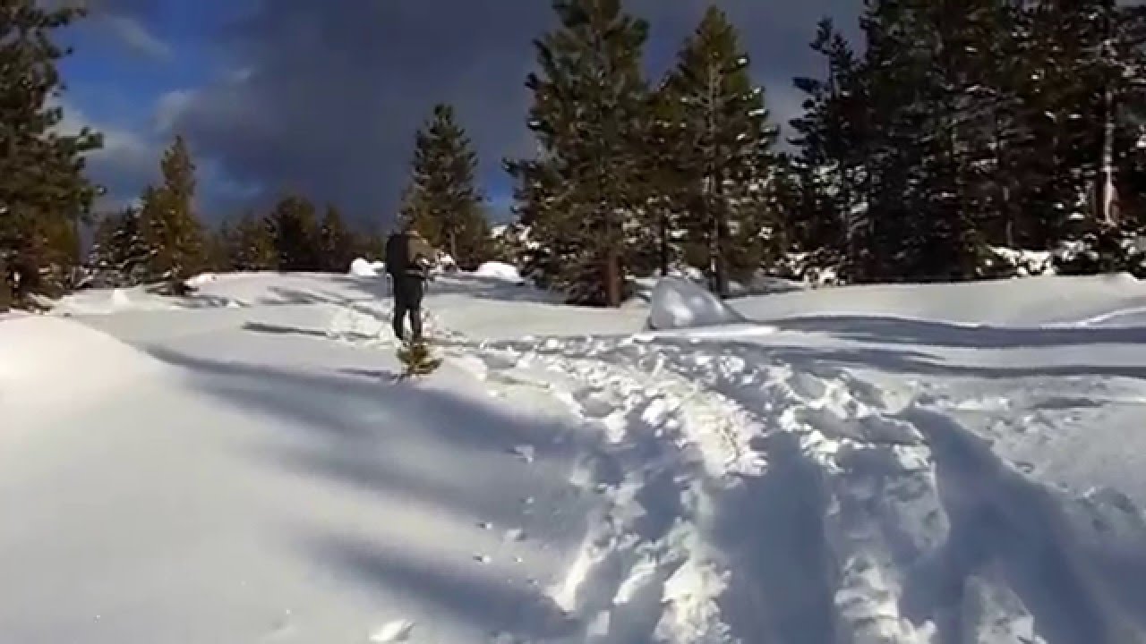 Part 5. First trip out with MSR Lightning Ascent Snowshoes.