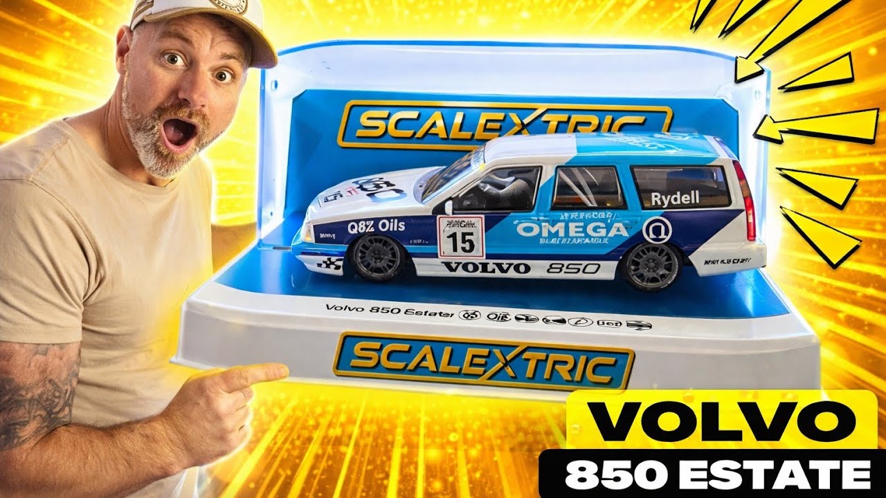 Scalextric Volvo 850 Estate — BTCC 1994 | Распаковка, обзор и тест на треке!