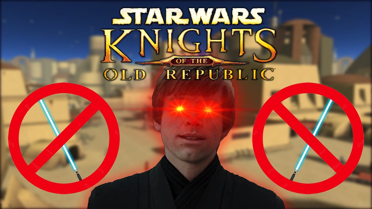 Can you beat KOTOR with BLASTERS ONLY?!?