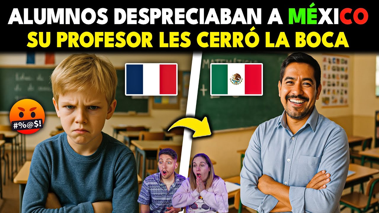 ALUMNOS FRANCESES MENOSPRECIABAN MEXICO HASTA QUE SU PROFESOR MEXICANO LES SORPRENDIÓ 🇲🇽🙏