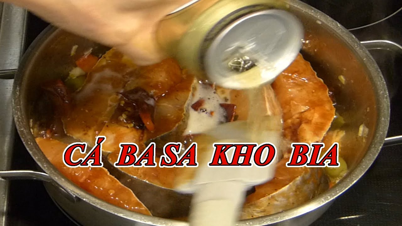 How to braise delicious, flavorful FROZEN BASA fish with beer/Ba Sa Fischfond mit Bier.
