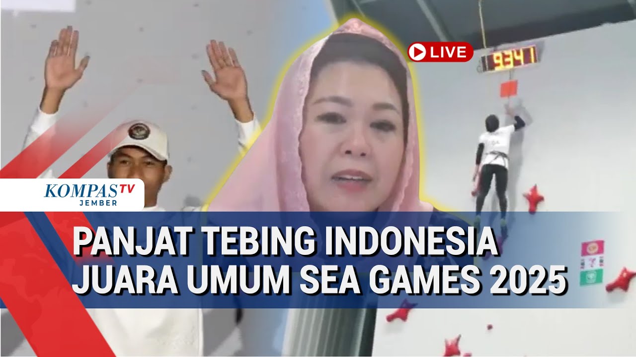 Borong Prestasi! Panjat Tebing Indonesia Juara Umum SEA Games 2025, Yenny Wahid Ungkap Rahasianya