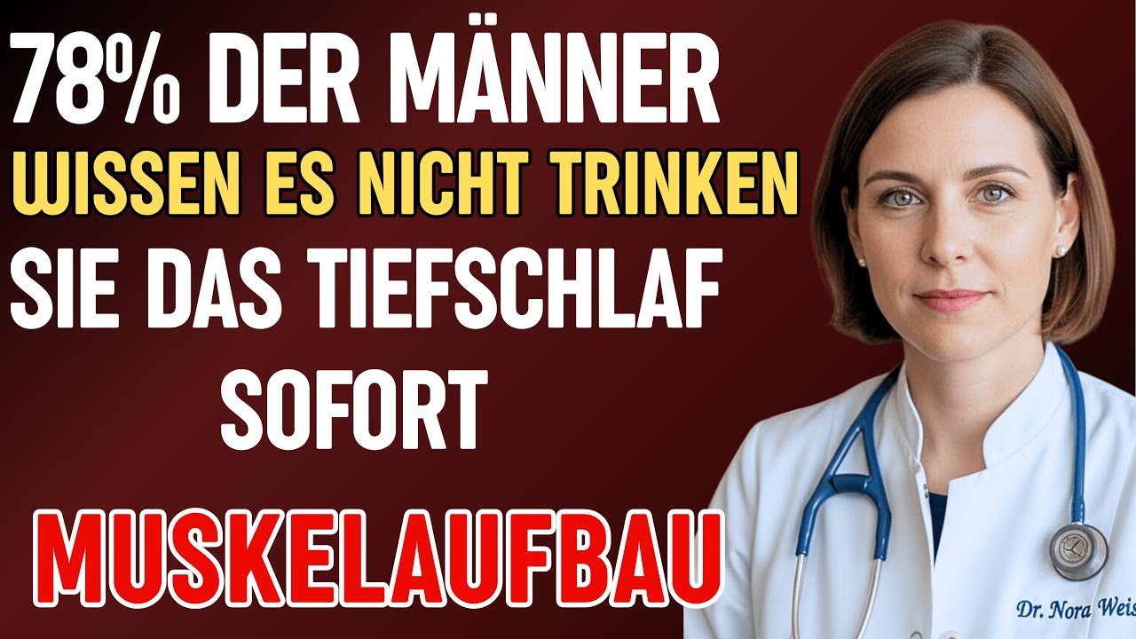 SENIOREN: Können Sie nachts nicht schlafen? Trinken Sie DAS für tiefen Schlaf und Muskelaufbau
