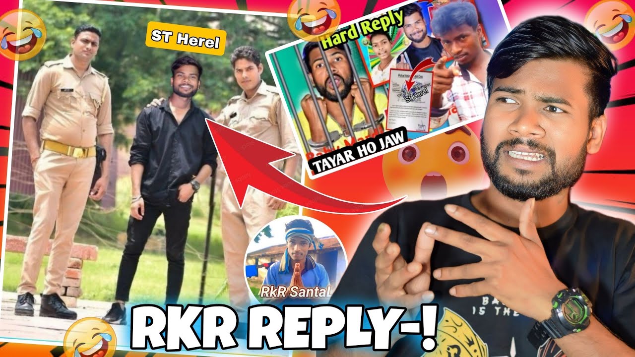 RKR SANTAL DEKERE TAR REPLY🔥| NEW SANTALI ROASTING VIDEO 2024 | DST HEREL DULAR J