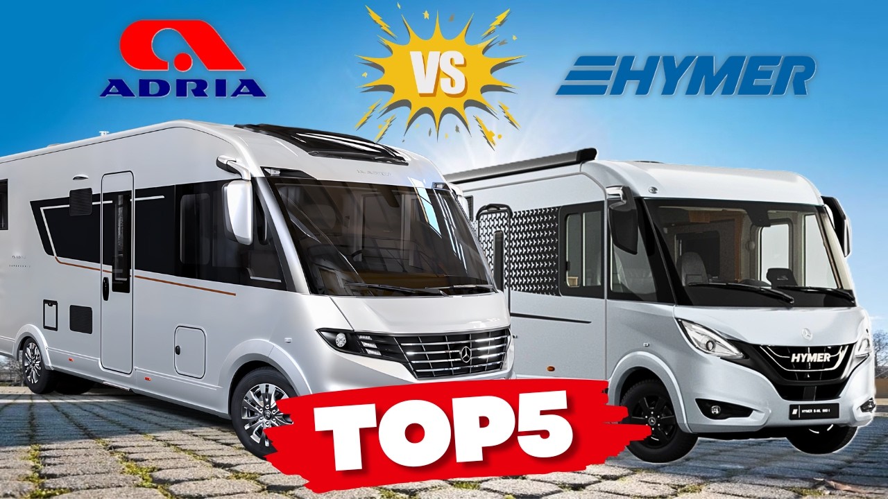 ADRIA vs HYMER 2026 – 5 Head-to-Head Motorhome Comparisons!