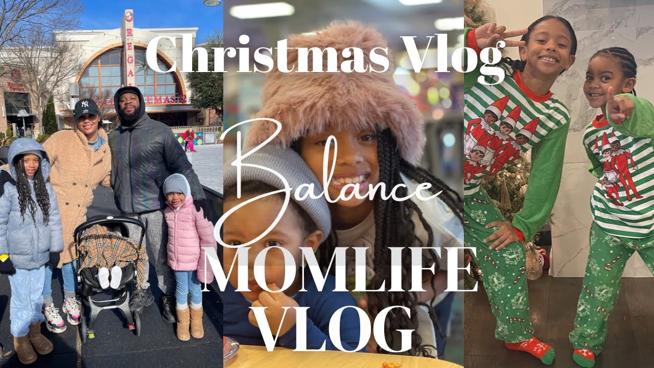 Christmas Vlog | ice skating | I made gumbo | Momlife