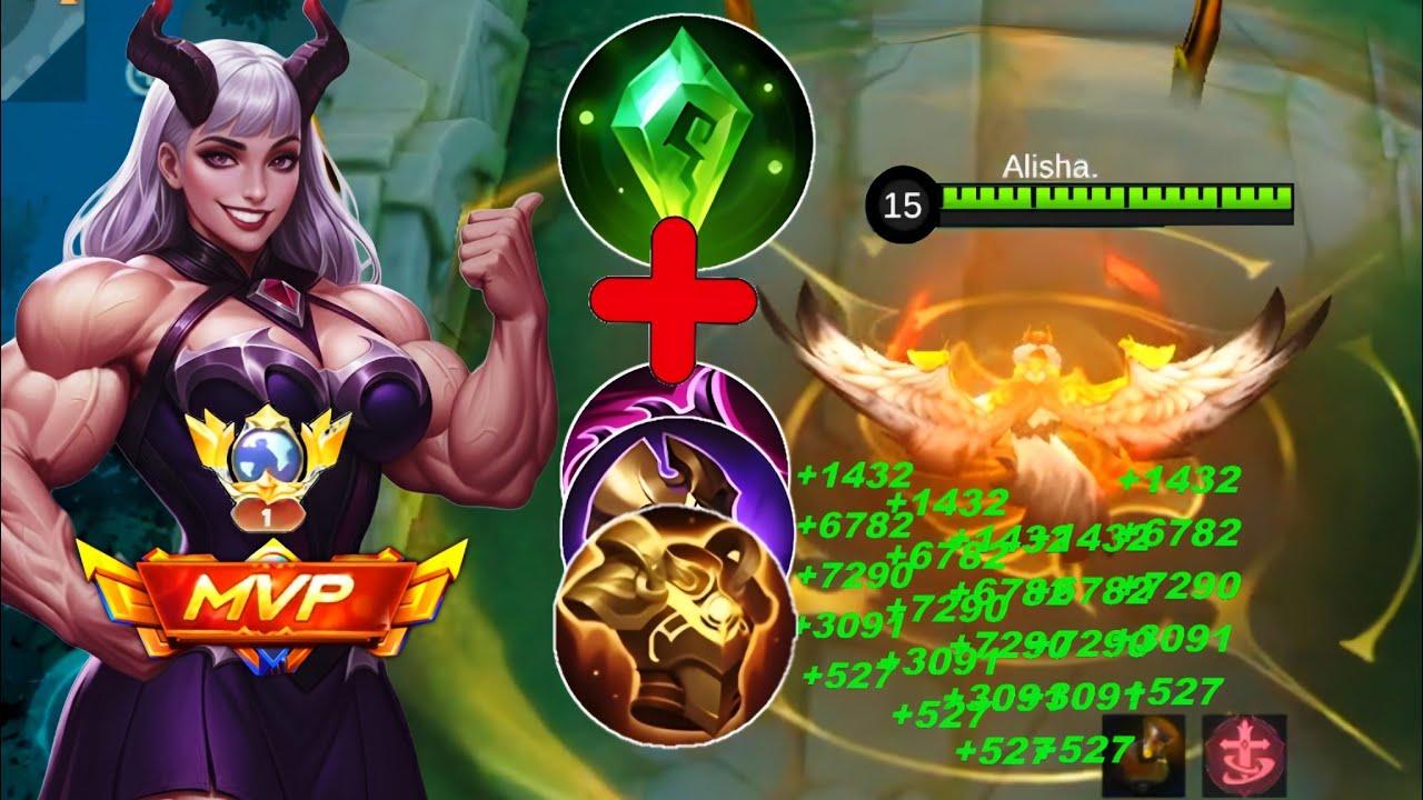 NEW ALICE HOLY CRYSTAL + TANK BUILD!?│SUPER TANKY BUT TOO MUCH DAMAGE(PLS TRY)-MLBB