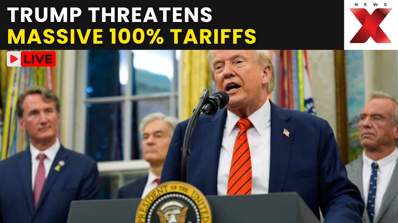 Trump LIVE: 100% Tariff Threat Escalates Digital Services Tax War Worldwide