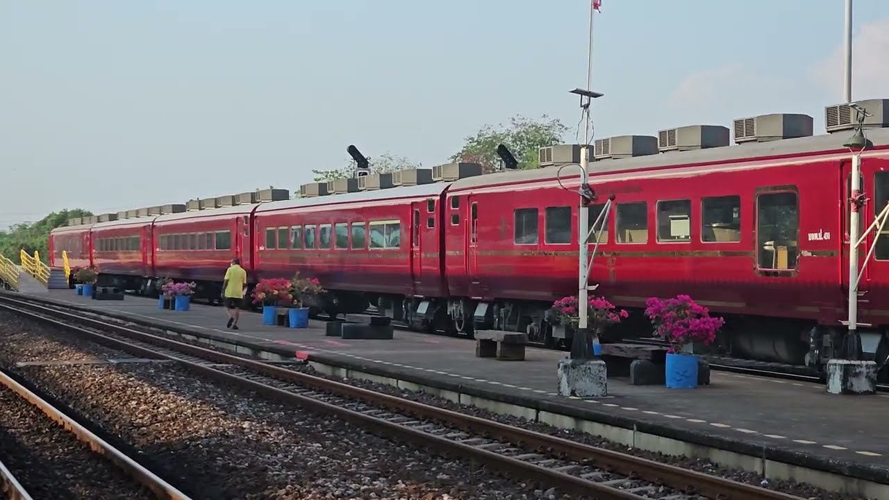 ชุดรถ ROYAL BLOSSOM พ่วงมากับขบวน 136 17/3/2569 #รถไฟไทย #srt #train