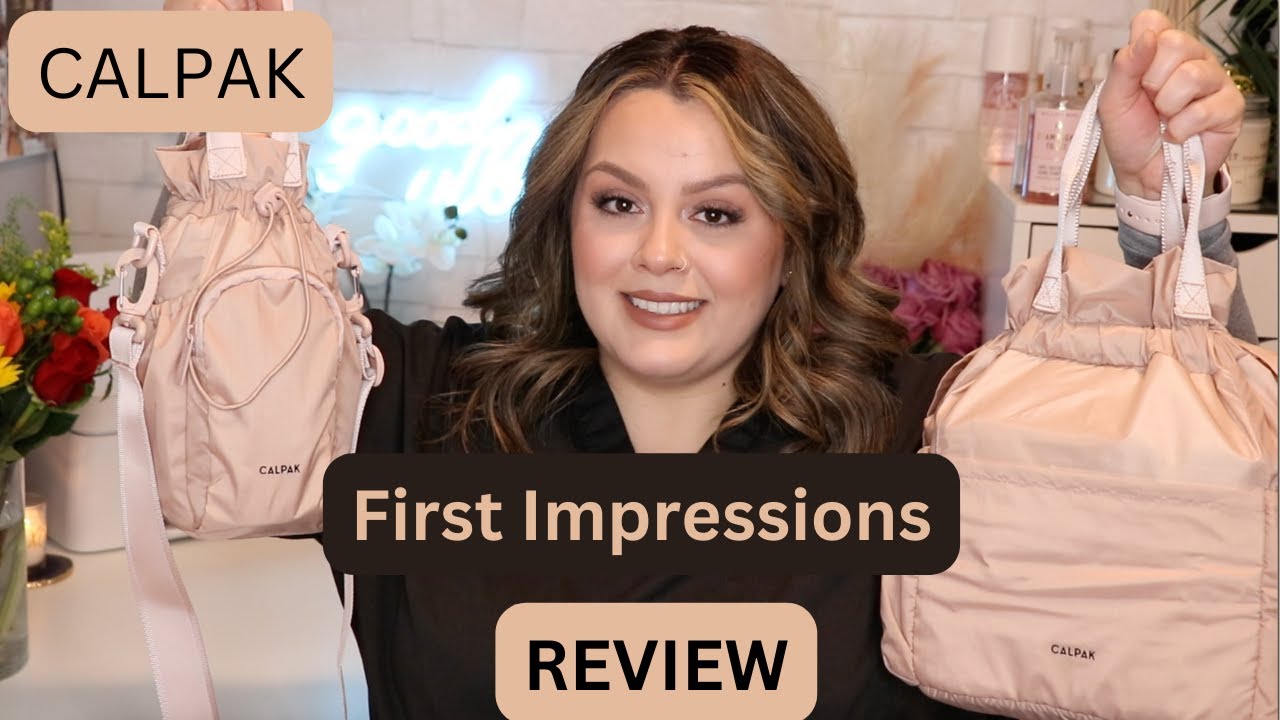 CALPAK FIRST IMPRESSIONS REVIEW| IS THE LUNCH BAG & WATER BAG WORTH THE HYPE