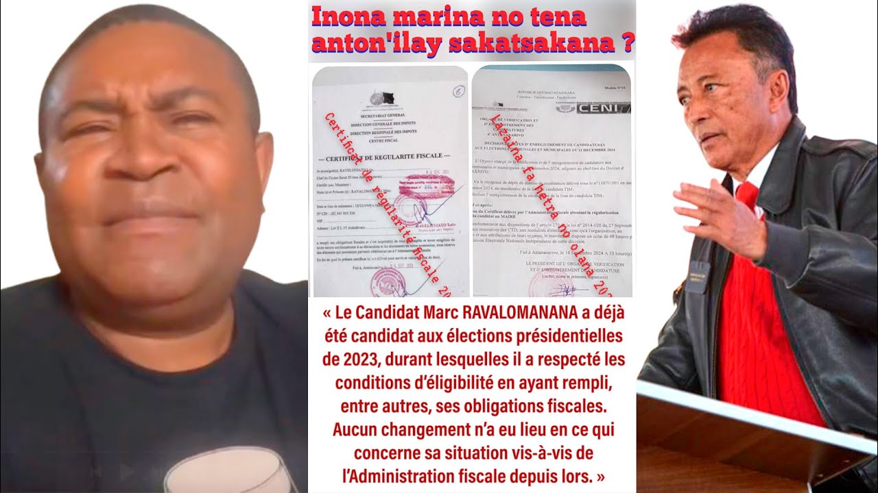 NY HABADOAN' IREO MPANOHANA Marc RAVALOMANANA ...