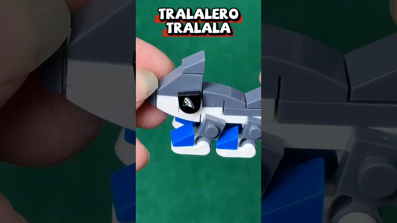 TRALALERO TRALALA Lắp Gh&eacute;p Lego. #toys #brainrot #lego #viralshorts
