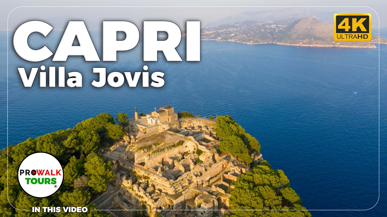 Villa Jovis – The Roman Palace of Emperor Tiberius | Capri Walking Tour 8 in 4K