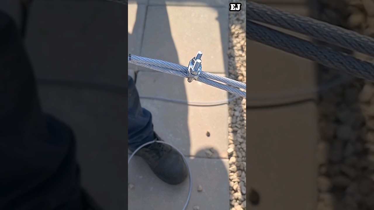 INSTALLING WIRE ROPE CABLE CLIPS 