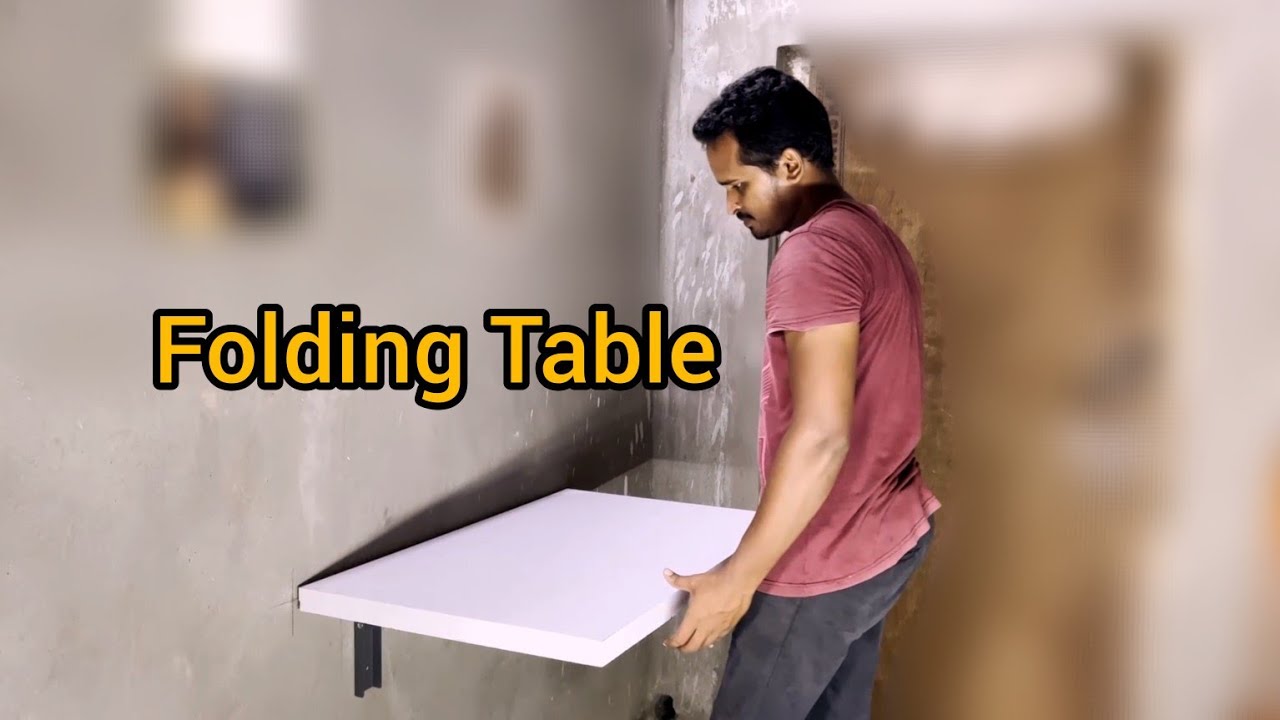 Wall Mounted Folding Table || Making Video