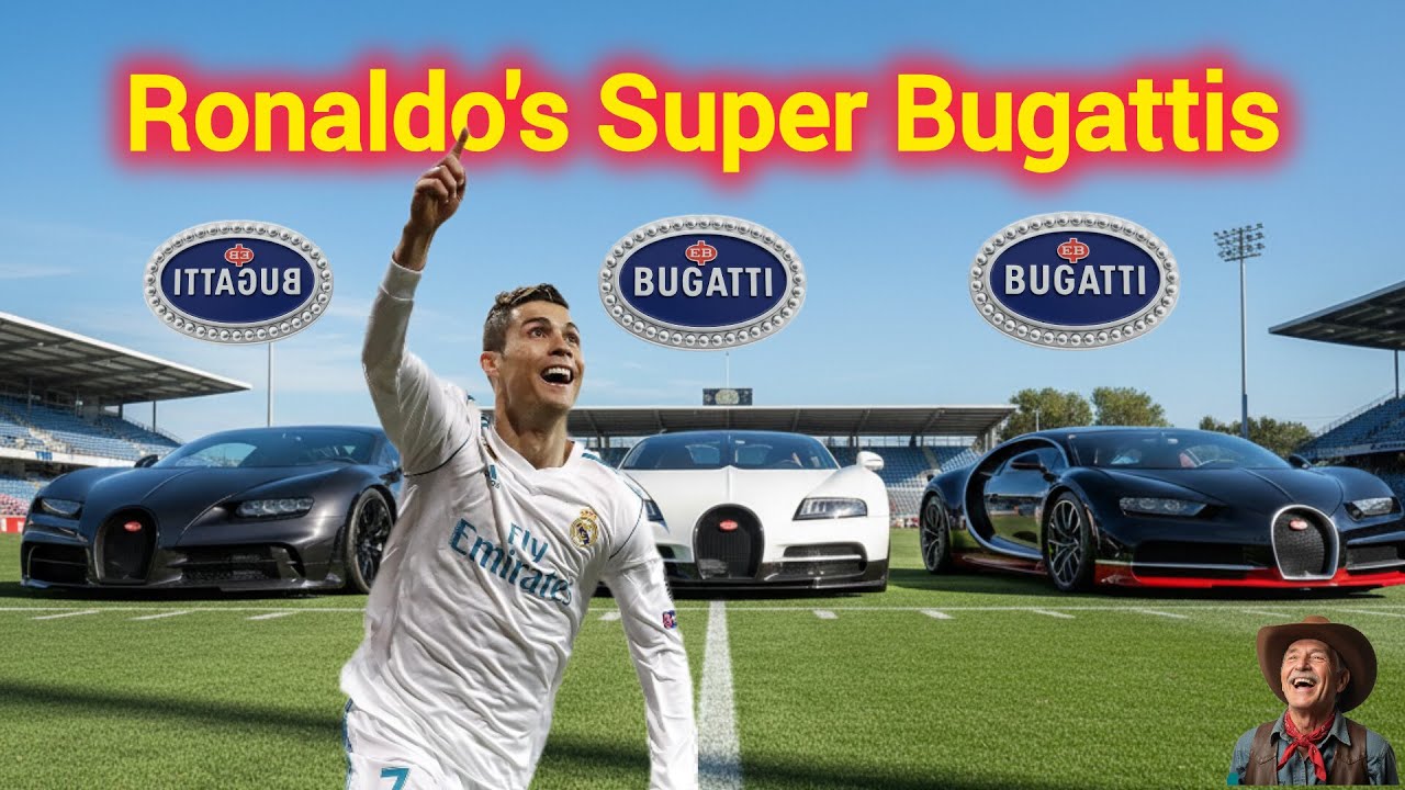 French Bugatti Supercars & Ronaldo | Champions on the Road and the Football Pitch