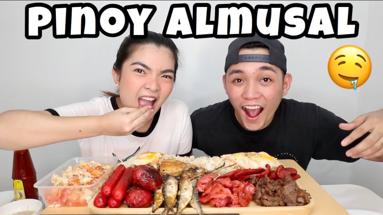 PINOY ALMUSAL MUKBANG | FILIPINO BREAKFAST | Tuyo, Daing, Tocino, Hotdog, Longganisa, Tapa, Silog