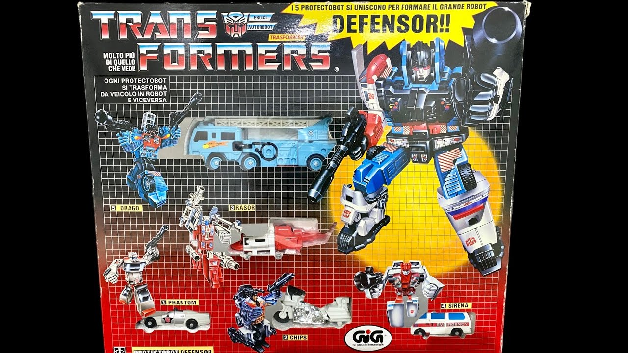 Videorece ITA: Un Sogno GIG di Nome Defensor Transformers G1 Giftset
