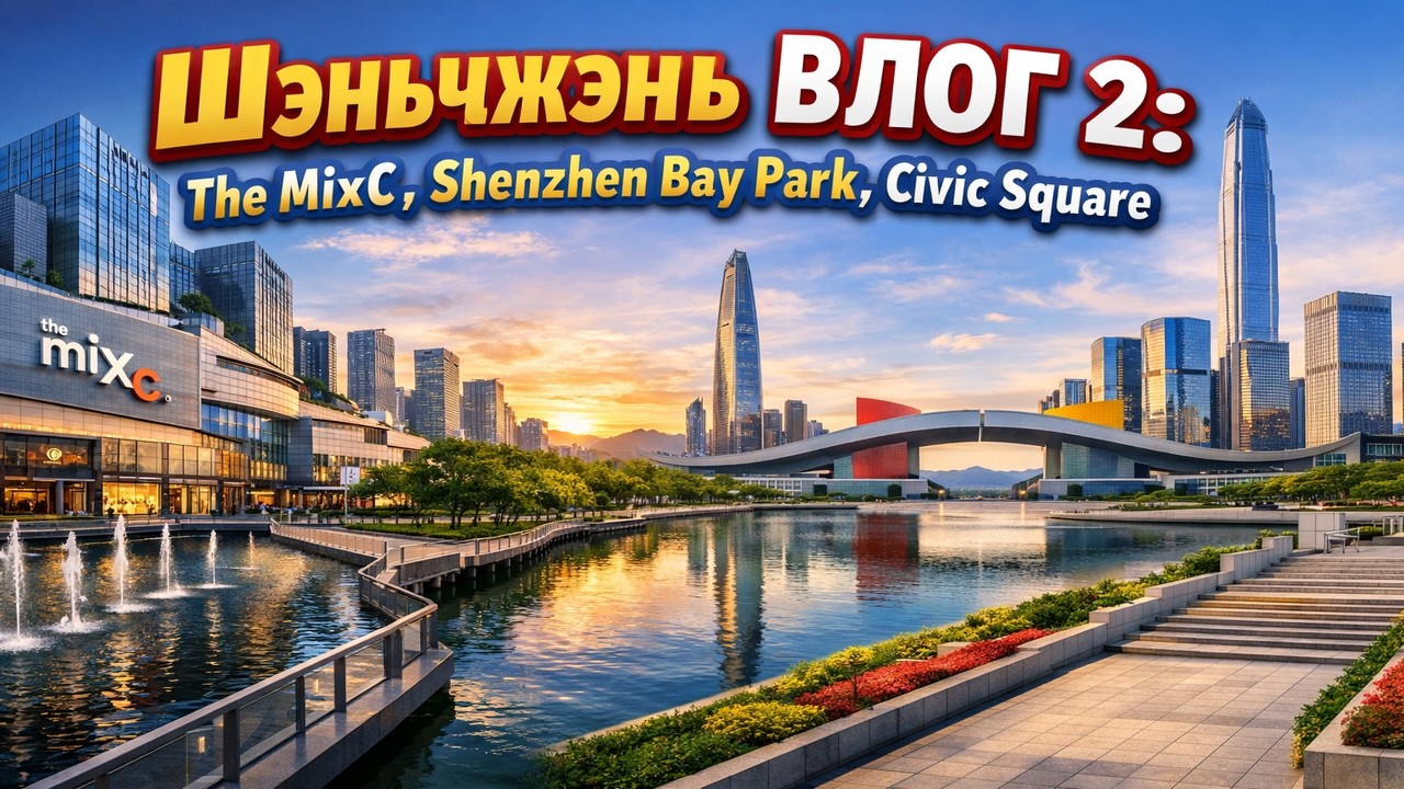 Шэньчжэнь ВЛОГ 2: The MixC, Shenzhen Bay Park, Civic Square