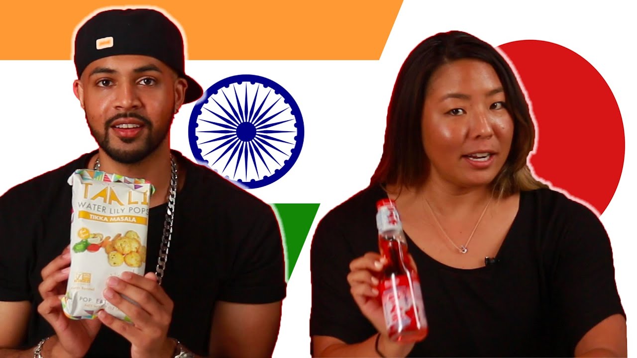 Indian & Japanese People Swap Snacks