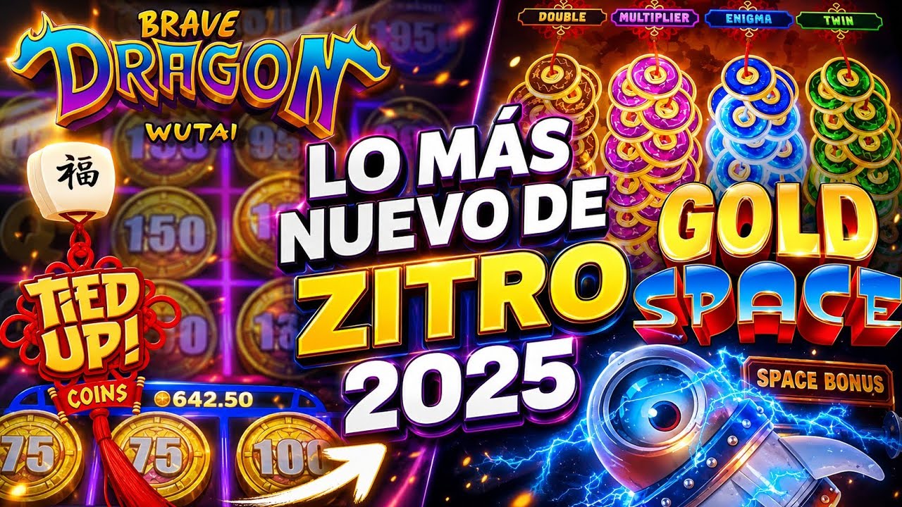 Juego las NUEVAS m&aacute;quinas de ZITRO 🎰GRANDES BONUS! Brave Dragon | Tied Up Coins | Gold Space