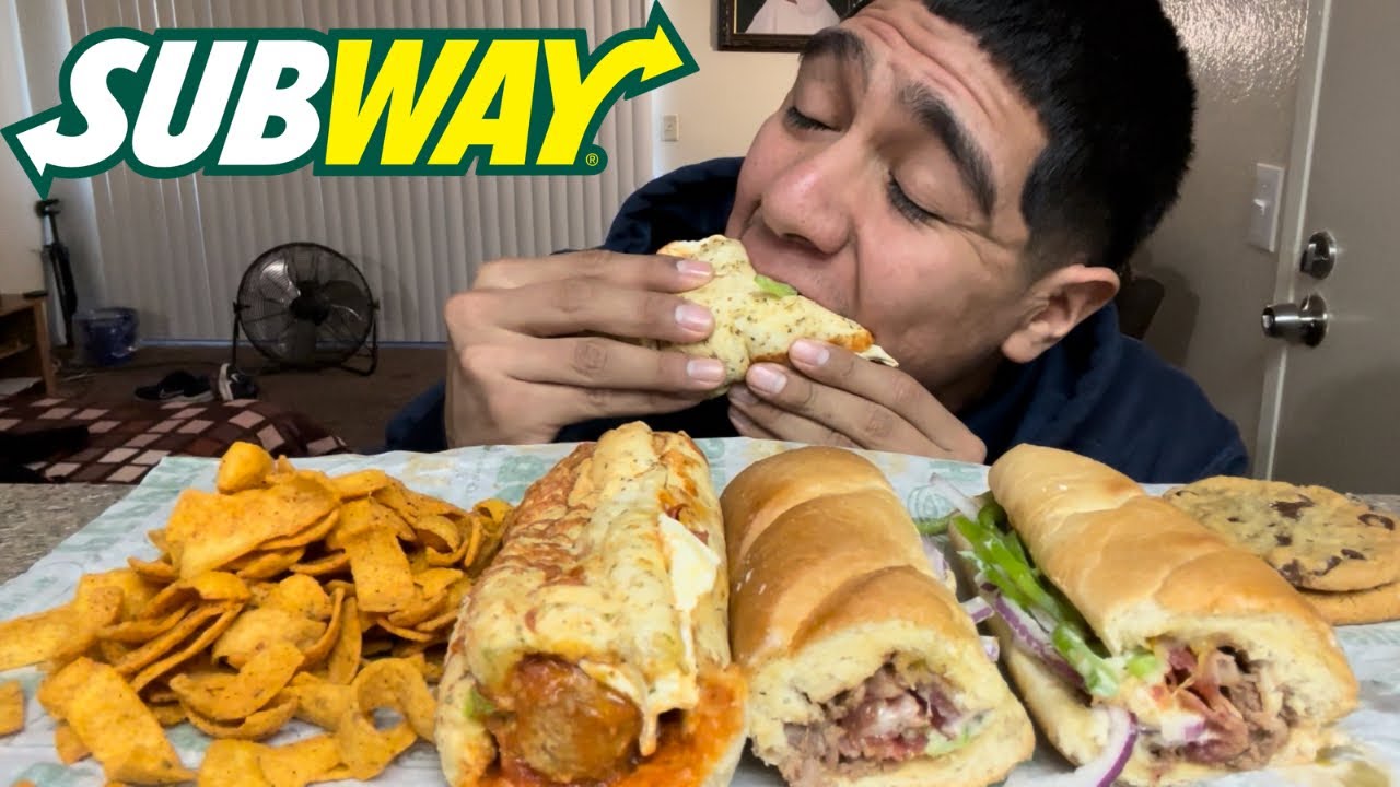 Серия «Мукбанг» из Subway || «Босс Саб» || «Монстр Саб»
